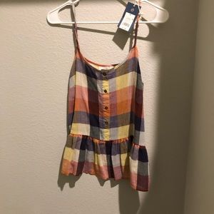 Tank top with Flare Waste